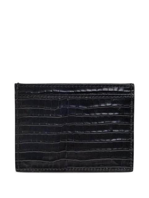 Vivienne Westwood metallic-orb leather cardholder - Black - zdjęcie produktu nr 2