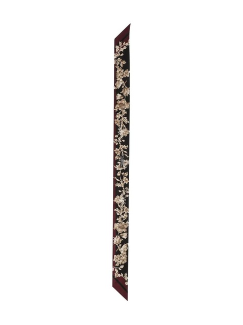 Dolce & Gabbana floral-print silk scarf - Brown - zdjęcie produktu nr 2
