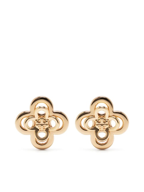 Tory Burch Kira Clover stacked stud earrings - Gold - zdjęcie produktu nr 1