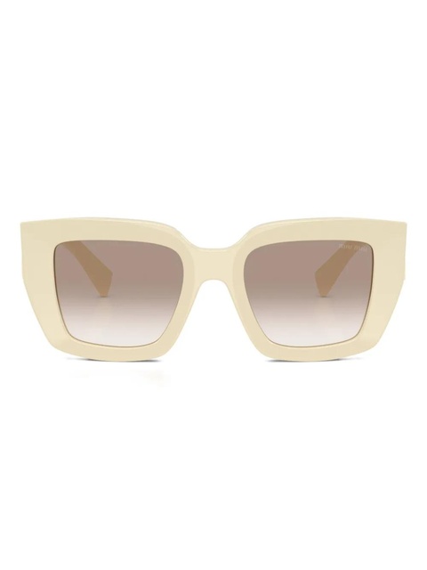 Miu Miu Eyewear square-frame sunglasses - Neutrals - zdjęcie produktu nr 1