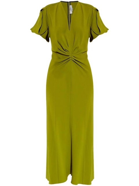 Victoria Beckham v-neck dress - Green - zdjęcie produktu nr 2