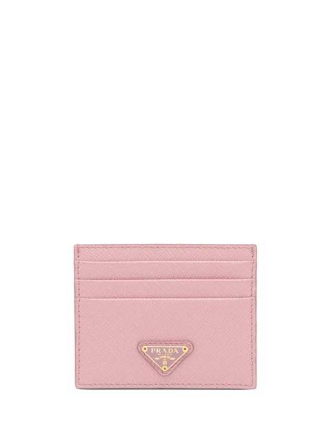 Prada Saffiano leather card holder - Pink - zdjęcie produktu nr 1