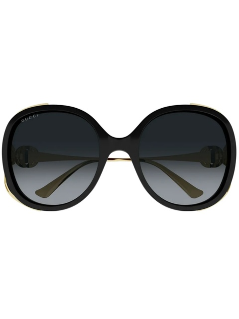 Gucci Eyewear round-frame sunglasses - Black - zdjęcie produktu nr 1