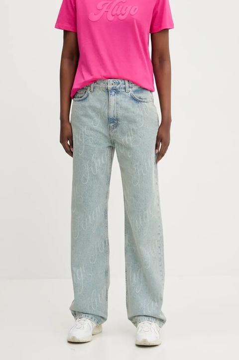 Hugo Blue jeansy damskie high waist 50534771 - zdjęcie produktu nr 1