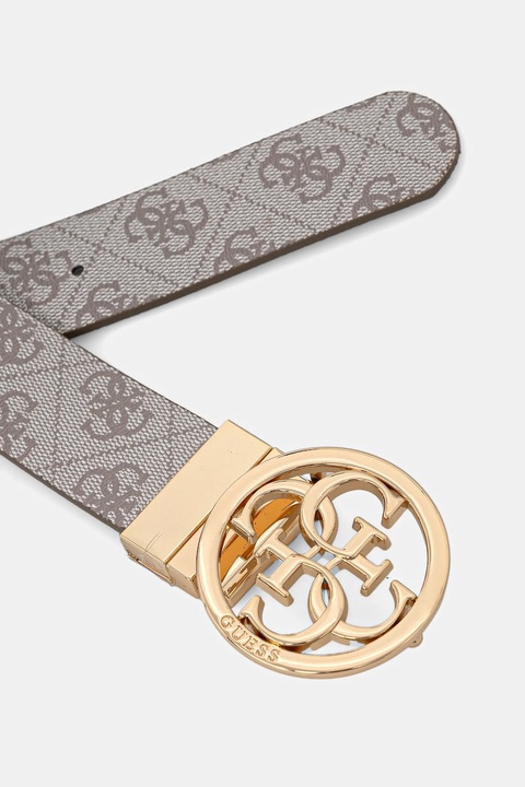 Guess pasek dwustronny NOELLE damski kolor beżowy BW9166 P4235 - zdjęcie produktu nr 2
