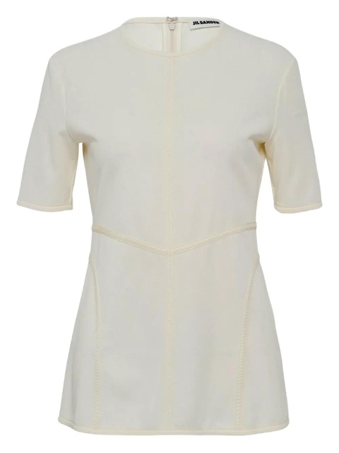 Jil Sander zip-fastening top - Neutrals - zdjęcie produktu nr 2