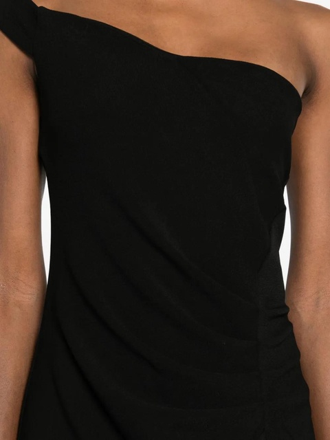 Eleh one-shoulder side-slit dress - Black - zdjęcie produktu nr 2