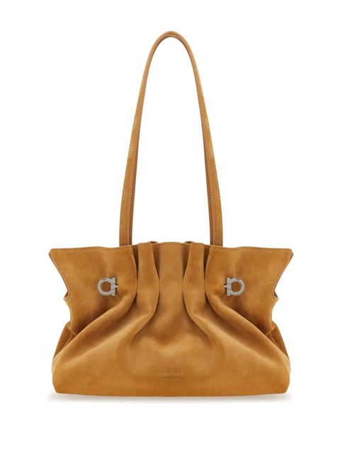 Ferragamo small Soft shoulder bag - Brown - zdjęcie produktu nr 1