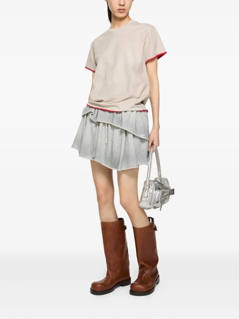 Acne Studios embossed-logo organic-cotton T-shirt - Neutrals - zdjęcie produktu nr 1