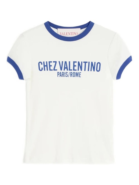Valentino Garavani Chez-print T-shirt - White - zdjęcie produktu nr 1