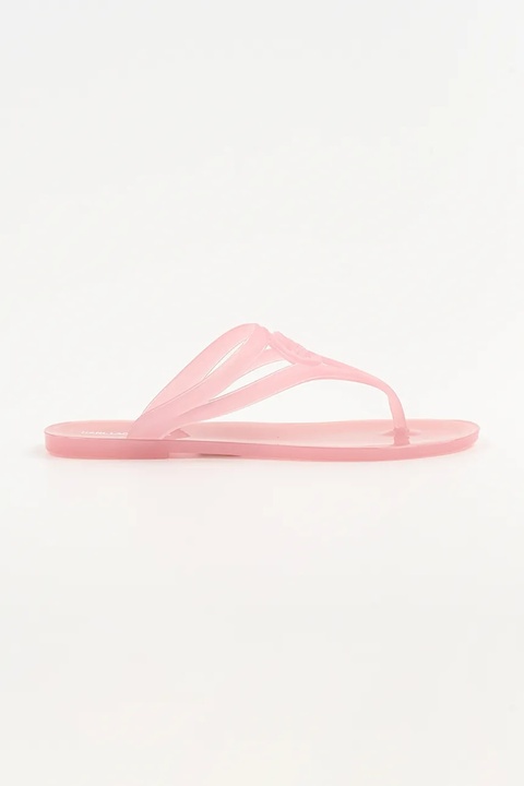 Karl Lagerfeld japonki JELLY THONG damskie kolor różowy na płaskim obcasie KL80007A - zdjęcie produktu nr 1