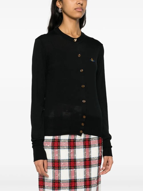 Vivienne Westwood Orb-embroidered cardigan - Black - zdjęcie produktu nr 1