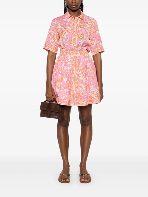Maje floral-print mini dress - Pink - zdjęcie produktu nr 2
