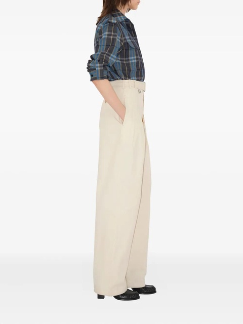 Burberry checked cotton shirt - Blue - zdjęcie produktu nr 2