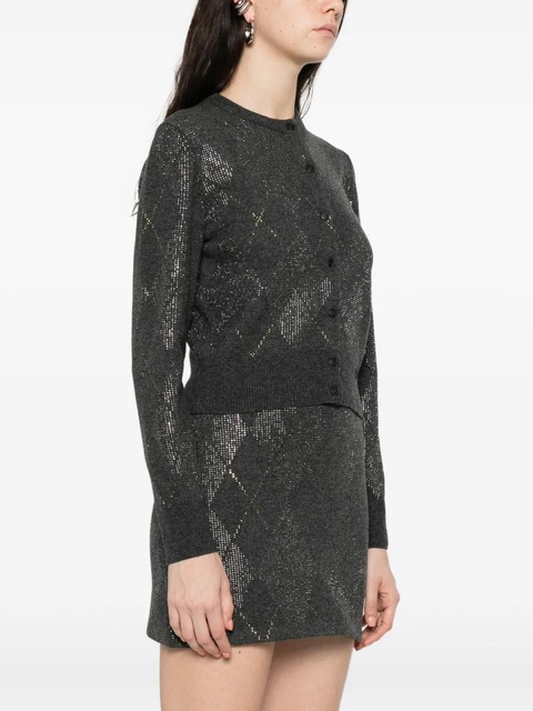 Alexander Wang wool blend cardigan - Grey - zdjęcie produktu nr 2