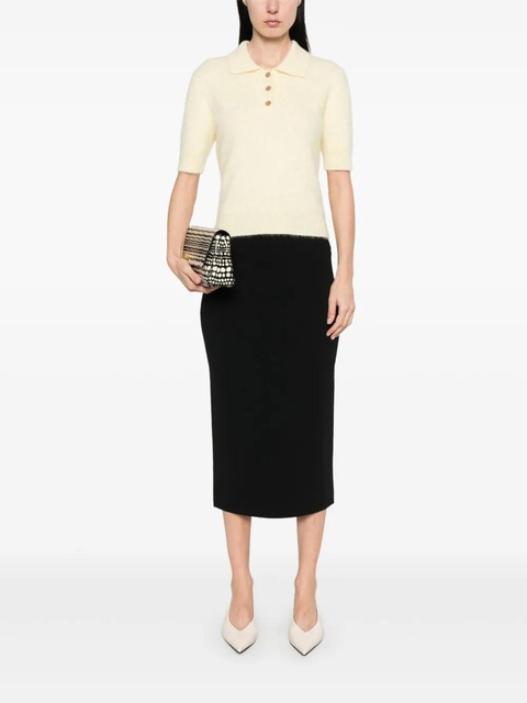 Max Mara ribbed midi skirt - Black - zdjęcie produktu nr 1