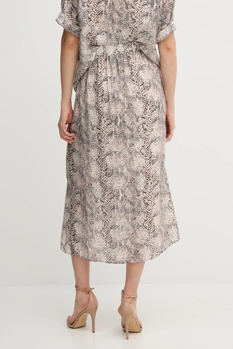 Marc Aurel spódnica kolor beżowy midi rozkloszowana 2267-1010-93417 - zdjęcie produktu nr 2