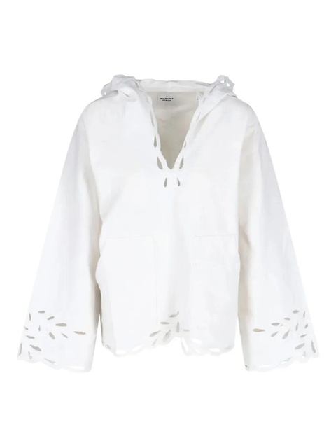 ISABEL MARANT Solvi hoodie - White - zdjęcie produktu nr 1