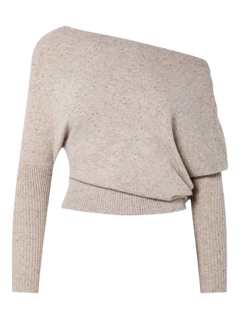 Altuzarra one-shoulder ribbed sweater - Neutrals - zdjęcie produktu nr 1