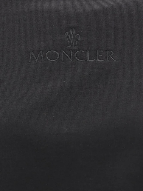Moncler pleated cotton sweatshirt - Black - zdjęcie produktu nr 2