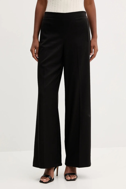 Marella spodnie Emme by Marella damskie kolor czarny proste high waist 2525136141200 - zdjęcie produktu nr 1