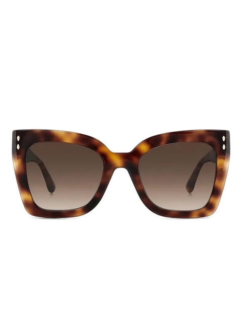 Isabel Marant Eyewear tortoiseshell square-frame sunglasses - Brown - zdjęcie produktu nr 2