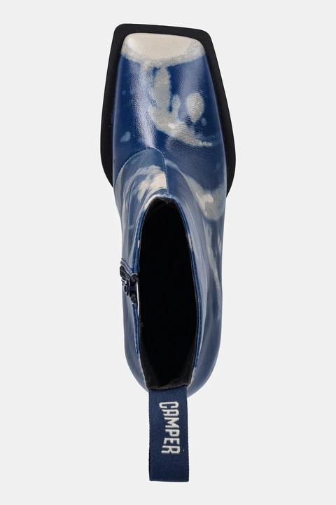 Camper botki skórzane Karole damskie kolor granatowy na słupku K400831-002 - zdjęcie produktu nr 1