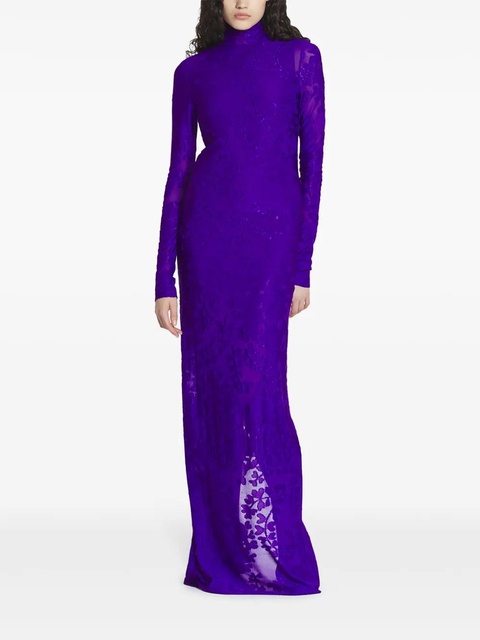 Lanvin Aède maxi dress - Purple - zdjęcie produktu nr 2