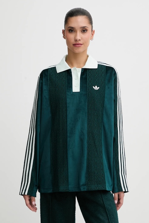 adidas Originals longsleeve kolor zielony KS7796 - zdjęcie produktu nr 1