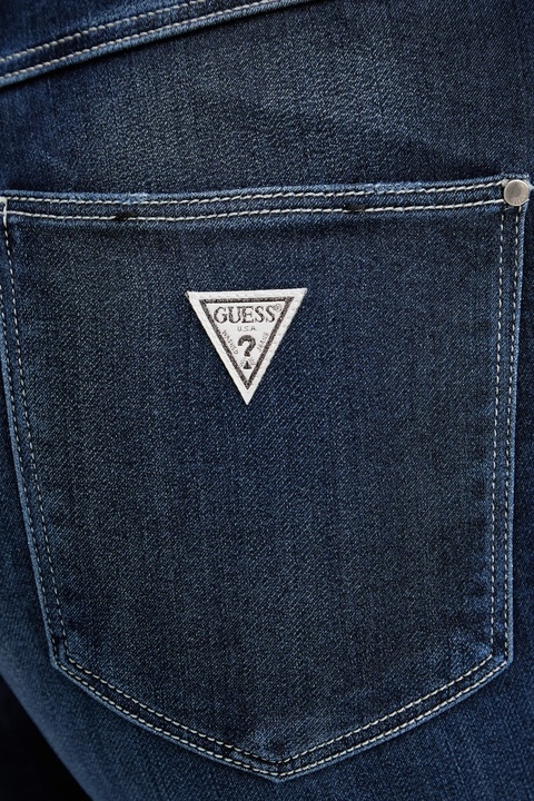 Guess jeansy 1981 damskie kolor granatowy W5YA46 D0782 - zdjęcie produktu nr 2