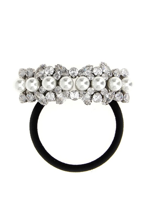 Self-Portrait crystal-embellished headband - Silver - zdjęcie produktu nr 1