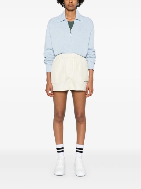 FENDI high-waist shell shorts - Neutrals - zdjęcie produktu nr 2