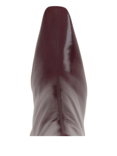 Saint Laurent 95mm Jill ankle boots - Red - zdjęcie produktu nr 2