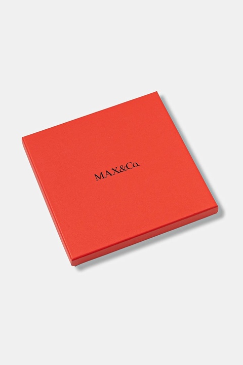 MAX&Co. apaszka jedwabna damska kolor niebieski wzorzysta 2526546046200 - zdjęcie produktu nr 1