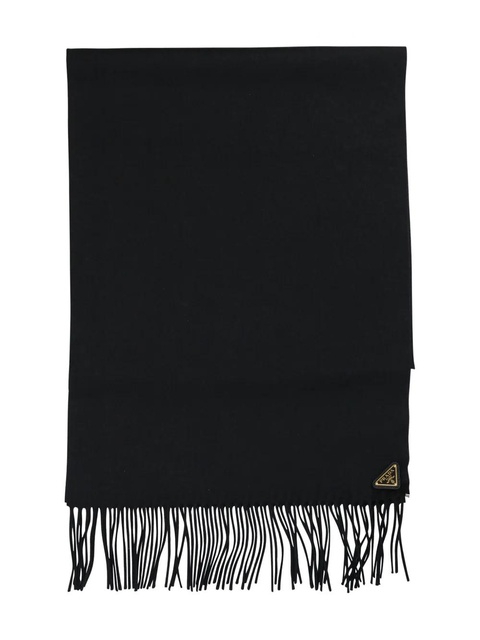 Prada fringed scarf - Black - zdjęcie produktu nr 1