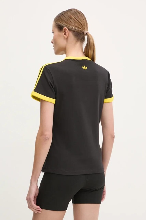 adidas Originals t-shirt X Smiley damski kolor czarny JD2738 - zdjęcie produktu nr 2