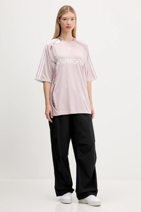 adidas Originals t-shirt Ovzd Jersey damski kolor różowy KE9793 - zdjęcie produktu nr 2