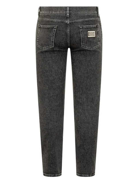 Dolce & Gabbana button-fastening jeans - Black - zdjęcie produktu nr 2