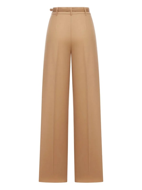 Max Mara belted wool trousers - Brown - zdjęcie produktu nr 2