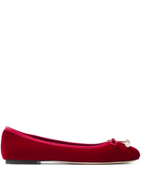 Jimmy Choo Elme ballet flats - Red - zdjęcie produktu nr 1