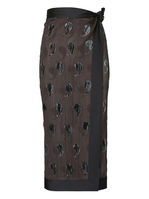 Tory Burch paisley pareo - Brown - zdjęcie produktu nr 1