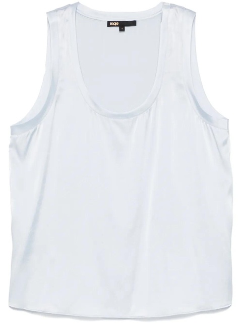 Maje satin tank top - Blue - zdjęcie produktu nr 1