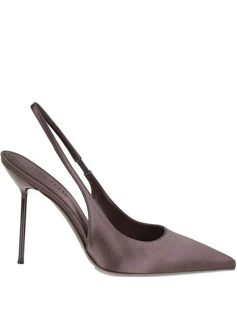 Paris Texas 105mm pointed-toe helled pumps - Brown - zdjęcie produktu nr 1
