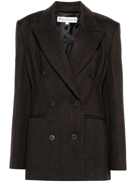 JW Anderson Hourglass blazer - Brown - zdjęcie produktu nr 1
