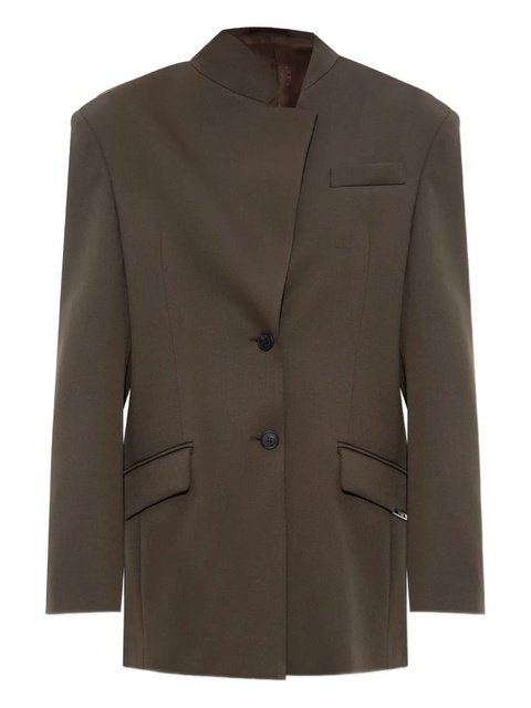 The Attico single-breasted blazer - Brown - zdjęcie produktu nr 1