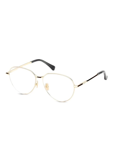 Max Mara Eyewear metallic oval-framed glasses - Gold - zdjęcie produktu nr 1