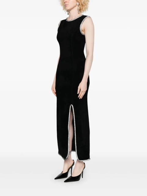 SANDRO embellished split maxi dress - Black - zdjęcie produktu nr 2