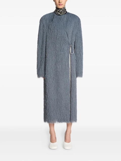 DRIES VAN NOTEN wrap coat - Blue - zdjęcie produktu nr 2
