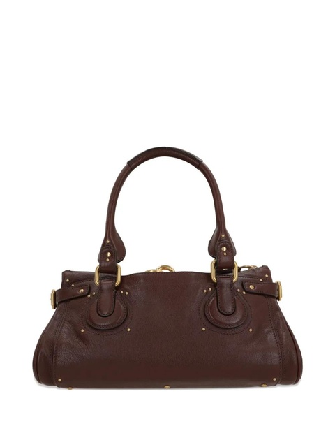 Chloé Paddington padlock studded tote bag - Brown - zdjęcie produktu nr 2