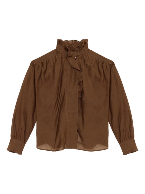 MARANT ÉTOILE Pamias blouse - Brown - zdjęcie produktu nr 1